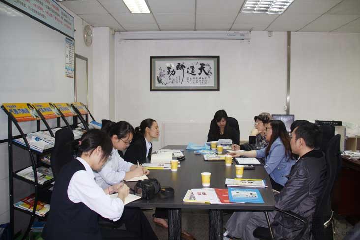 达德教育领导到陈文卫会计培训学校参观学习